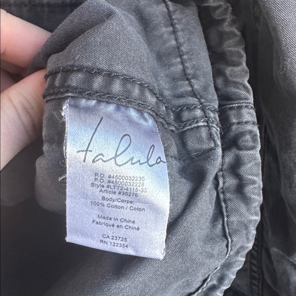 Talula Charcoal Utility Jacket - Picture 9 of 9